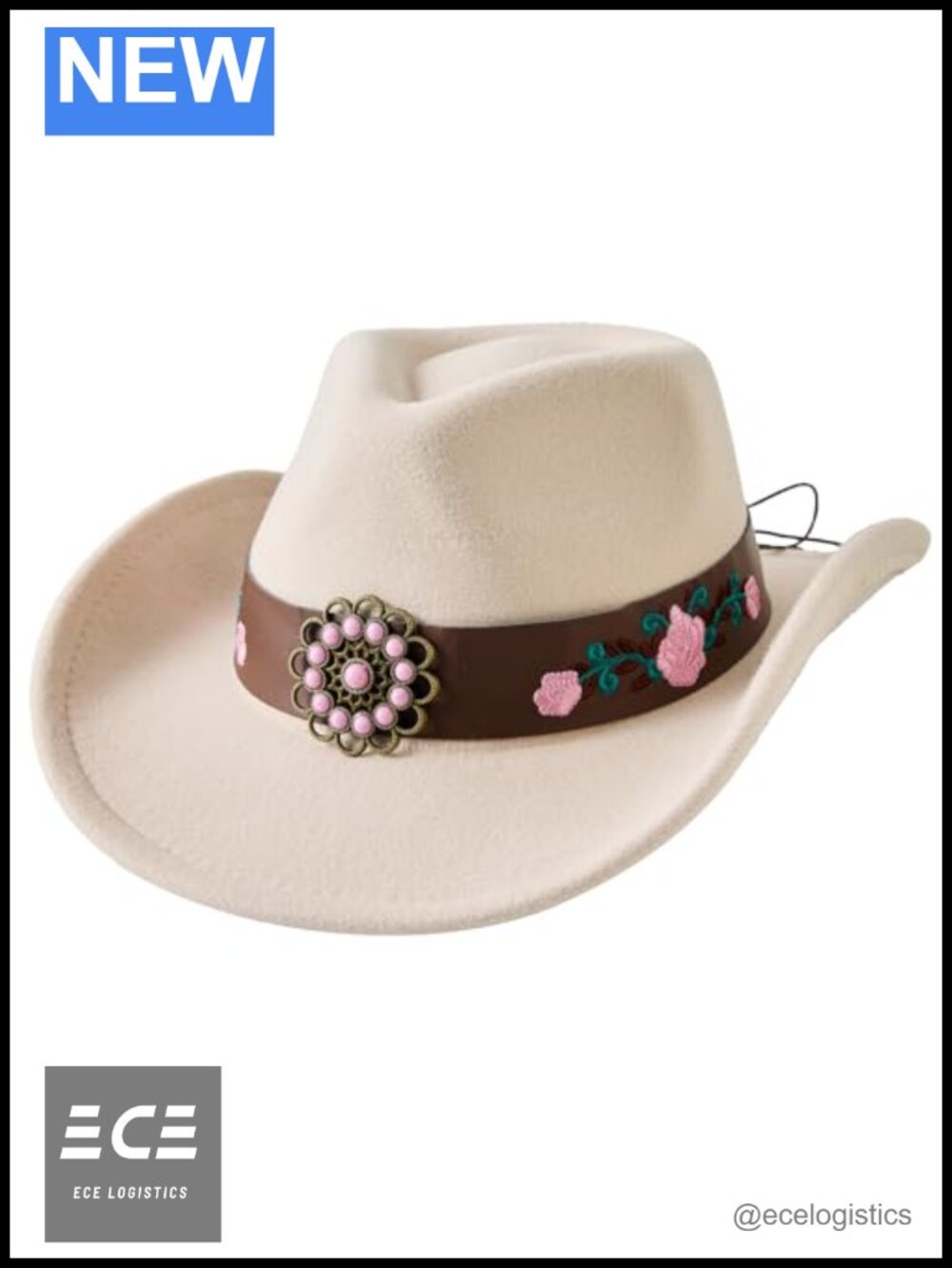 Kids Western Cowboy Hat Wide Brim Fedora Rodeo Party